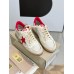 Golden Goose Women's Ball Star Sneakers with Red Star and Heel Tab Golden Goose Women's Ball Star Sneakers with Red Star and Heel Tab