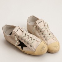 Golden Goose Women's V-Star Sneakers with Black Suede Star Golden Goose Women's V-Star Sneakers with Black Suede Star