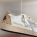 Golden Goose Women's Ball Star Sneakers with Silver Star and Gold Glitter Heel Tab Golden Goose Women's Ball Star Sneakers with Silver Star and Gold Glitter Heel Tab