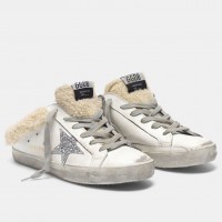 Golden Goose Women's Super-Star Sabots With Shearling-lined Golden Goose Women's Super-Star Sabots With Shearling-lined