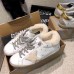 Golden Goose Women's Super-Star Sneakers With Shearling Lining Golden Goose Women's Super-Star Sneakers With Shearling Lining
