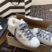 Golden Goose Women's Super-Star Shearling Sneakers with Leopard Laces Golden Goose Women's Super-Star Shearling Sneakers with Leopard Laces