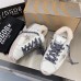 Golden Goose Women's Super-Star Shearling Sneakers with Leopard Laces Golden Goose Women's Super-Star Shearling Sneakers with Leopard Laces