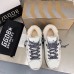 Golden Goose Women's Super-Star Shearling Sneakers with Leopard Laces Golden Goose Women's Super-Star Shearling Sneakers with Leopard Laces