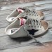 Golden Goose Women's Super-Star Sabots with Blue Glitter Star Golden Goose Women's Super-Star Sabots with Blue Glitter Star