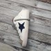 Golden Goose Women's Super-Star Sabots with Blue Glitter Star Golden Goose Women's Super-Star Sabots with Blue Glitter Star