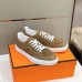 Hermes Men's Get Sneakers in White Calfskin Hermes Men's Get Sneakers in White Calfskin