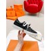 Hermes Men's Day Sneakers in Black Leather Hermes Men's Day Sneakers in Black Leather