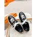 Hermes Men's Day Sneakers in Black Leather Hermes Men's Day Sneakers in Black Leather