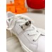 Hermes Men's Day Sneakers in White Leather Hermes Men's Day Sneakers in White Leather