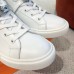 Hermes Men's Daydream High-top Sneakers in White Leather Hermes Men's Daydream High-top Sneakers in White Leather