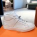 Hermes Men's Daydream High-top Sneakers in White Leather Hermes Men's Daydream High-top Sneakers in White Leather