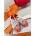 Hermes Men's Depart Sneakers in Orange Gradient Knit Hermes Men's Depart Sneakers in Orange Gradient Knit