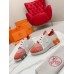 Hermes Men's Depart Sneakers in Orange Gradient Knit Hermes Men's Depart Sneakers in Orange Gradient Knit