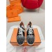 Hermes Men's Depart Sneakers in Black Gradient Knit Hermes Men's Depart Sneakers in Black Gradient Knit