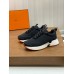 Hermes Heros Sneakers in Black Technical Knit Hermes Heros Sneakers in Black Technical Knit