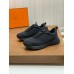 Hermes Heros Sneakers in Noir Technical Knit Hermes Heros Sneakers in Noir Technical Knit