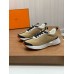 Hermes Heros Sneakers in Khaki Technical Knit Hermes Heros Sneakers in Khaki Technical Knit