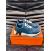 Hermes Men's Bouncing Sneakers in Blue Leather