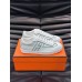 Hermes Boomerang Sneakers In White Epsom Calfskin Hermes Boomerang Sneakers In White Epsom Calfskin