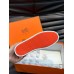 Hermes Boomerang Sneakers In White Epsom Calfskin Hermes Boomerang Sneakers In White Epsom Calfskin