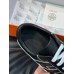 Hermes Boomerang Sneakers In Black Epsom Calfskin Hermes Boomerang Sneakers In Black Epsom Calfskin