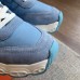 Hermes Men's Impulse Sneakers in Blue Fabric and Leather Hermes Men's Impulse Sneakers in Blue Fabric and Leather