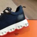 Hermes Men's Impulse Sneakers in Navy Fabric and Leather Hermes Men's Impulse Sneakers in Navy Fabric and Leather