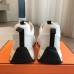 Hermes Men's Impulse Sneakers in White Fabric and Leather Hermes Men's Impulse Sneakers in White Fabric and Leather