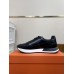 Hermes Men's Drive Sneakers In Black Leather Hermes Men's Drive Sneakers In Black Leather