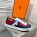Hermes Boomerang Sneakers In Multicolore Bordeaux Leather Hermes Boomerang Sneakers In Multicolore Bordeaux Leather