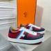 Hermes Boomerang Sneakers In Multicolore Bordeaux Leather Hermes Boomerang Sneakers In Multicolore Bordeaux Leather