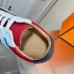 Hermes Boomerang Sneakers In Multicolore Bordeaux Leather Hermes Boomerang Sneakers In Multicolore Bordeaux Leather
