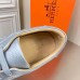 Hermes Boomerang Sneakers In Silver Epsom Leather Hermes Boomerang Sneakers In Silver Epsom Leather