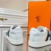 Hermes Boomerang Sneakers In Multicolore Blue Leather Hermes Boomerang Sneakers In Multicolore Blue Leather