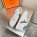 Hermes Boomerang Sneakers In Multicolore White Leather Hermes Boomerang Sneakers In Multicolore White Leather