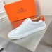Hermes Men's Quicker Sneakers In White Calfskin Hermes Men's Quicker Sneakers In White Calfskin
