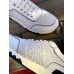 Hermes Men's C-Addict Sneakers In White Perforated Calfskin Hermes Men's C-Addict Sneakers In White Perforated Calfskin
