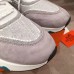Hermes Men's Addict Sneakers In Grey Knit Hermes Men's Addict Sneakers In Grey Knit