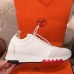 Hermes Men's Addict Sneakers In White Knit Hermes Men's Addict Sneakers In White Knit