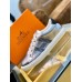 Hermes Men's Avantage Sneakers In Grey Metallic Leather Hermes Men's Avantage Sneakers In Grey Metallic Leather