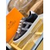 Hermes Men's Avantage Sneakers In Black Calfskin