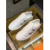 Hermes Men's Avantage Sneakers In White/Blue Calfskin Hermes Men's Avantage Sneakers In White/Blue Calfskin