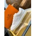 Hermes Men's Avantage Sneakers In White Calfskin