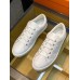 Hermes Men's Avantage Sneakers In White Calfskin