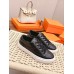 Hermes Women's Deep Sneakers in Black Leather Hermes Women's Deep Sneakers in Black Leather