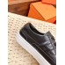 Hermes Women's Deep Sneakers in Black Leather Hermes Women's Deep Sneakers in Black Leather