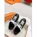 Hermes Women's Day Sneakers in Black Leather Hermes Women's Day Sneakers in Black Leather