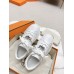 Hermes Women's Day Sneakers in White Leather Hermes Women's Day Sneakers in White Leather
