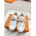 Hermes Women's Day Sneakers in White Leather Hermes Women's Day Sneakers in White Leather